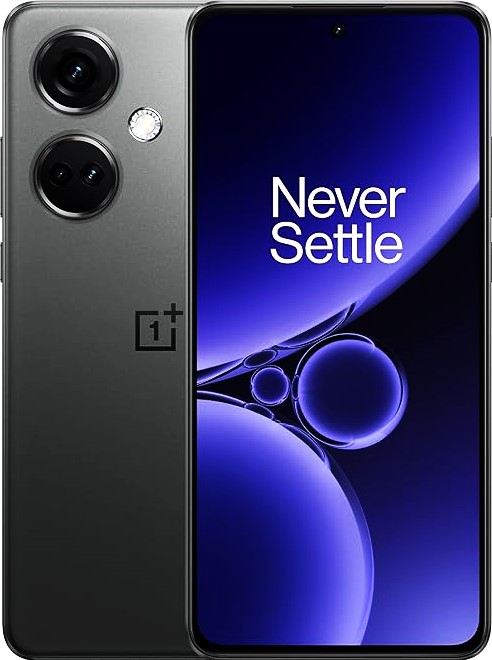 OnePlus phone grey shimmer