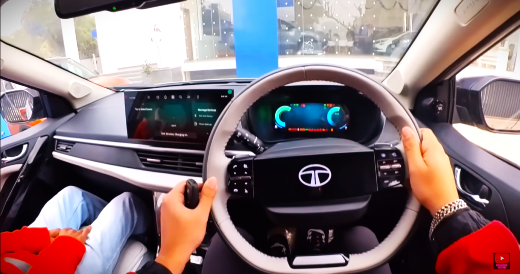 Tata Punch EV deshboard